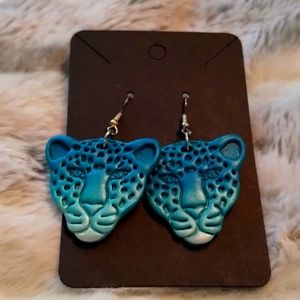 Handmade polymer clay earrings